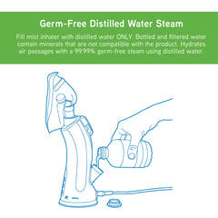 PureGuardian MST55 self-cleaning and auto-drying cycle in action