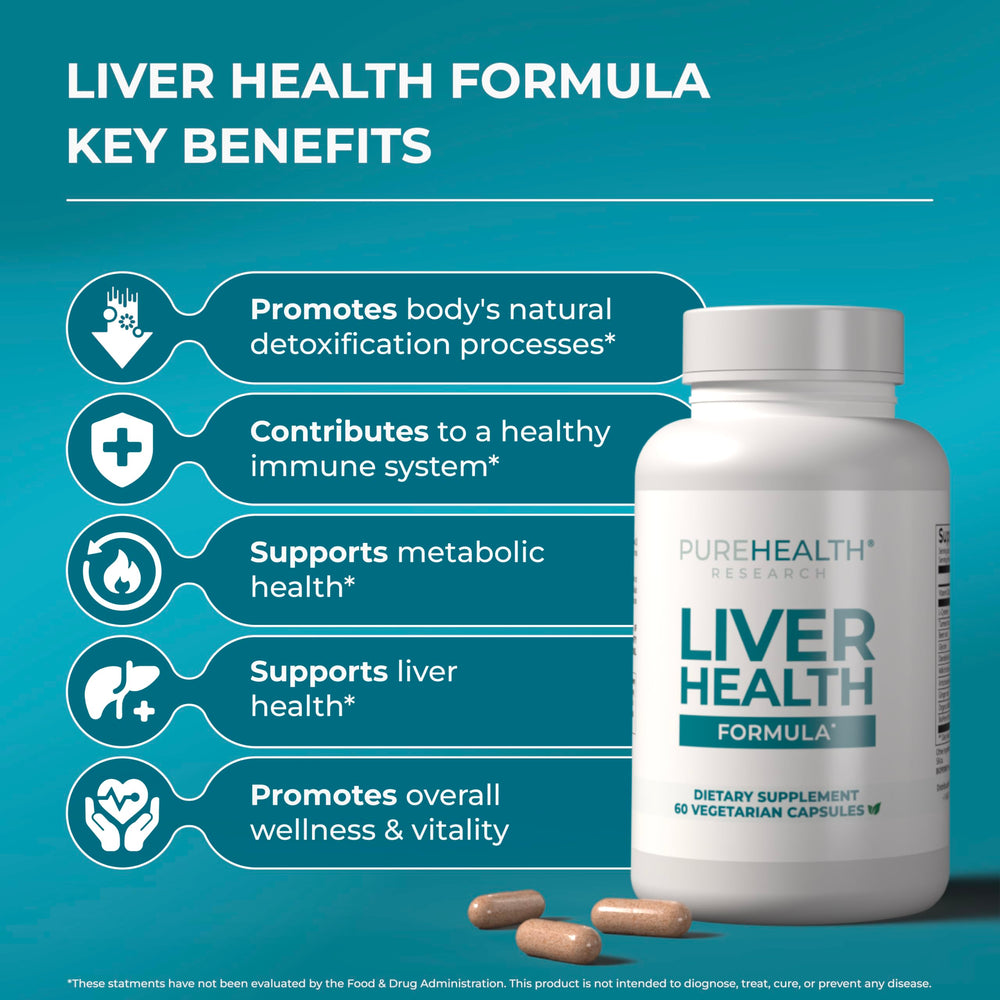 PureHealth Research Liver Health artichoke extract ingredient image highlights detox-support enzyme activity