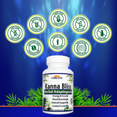 PureLife Kanna Bliss ingredients featuring traditional South African herbs