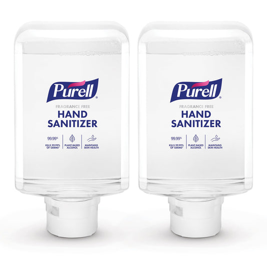 Purell fragrance-free foam refill 1200 mL for ES10 dispenser, ready for daily use.