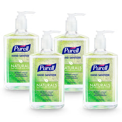 Purell Advanced Naturals 12oz pump bottle for quick germ protection.