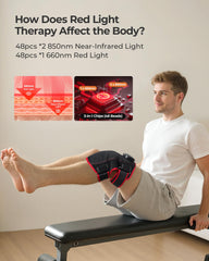 Purella cordless knee wrap on the go supports flexible, wireless use.