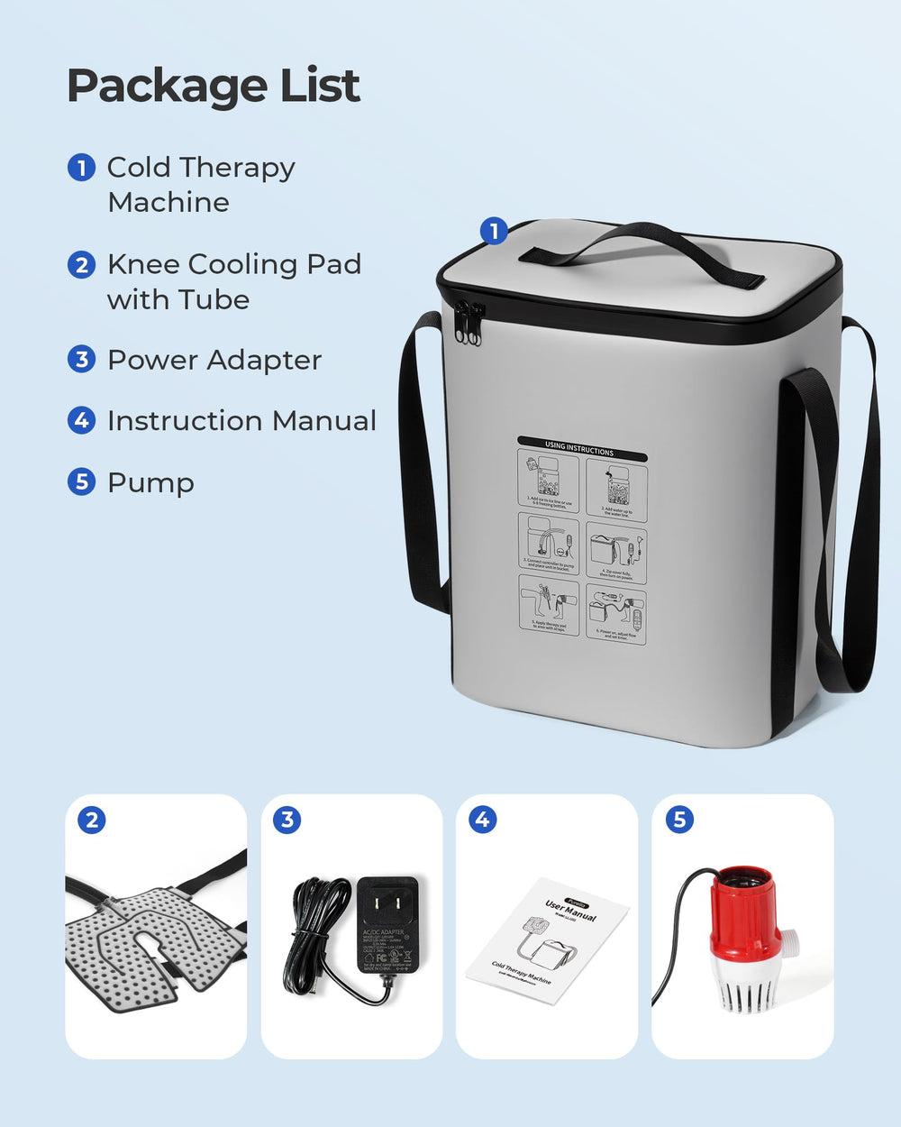 Purella portable unit with handle for easy home use