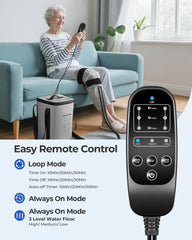 Purella remote-control lets you adjust flow and cycles hands-free.