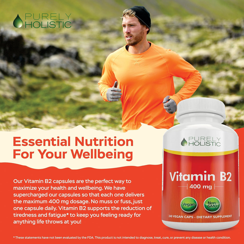Purely Holistic energy visualization for daily vitality with Vitamin B2
