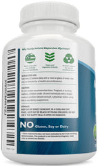 Purely Holistic Magnesium Glycinate tablets closeup, high-absorption formula for steady daily support.