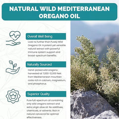 Full-spectrum oregano oil from the Mediterranean region
