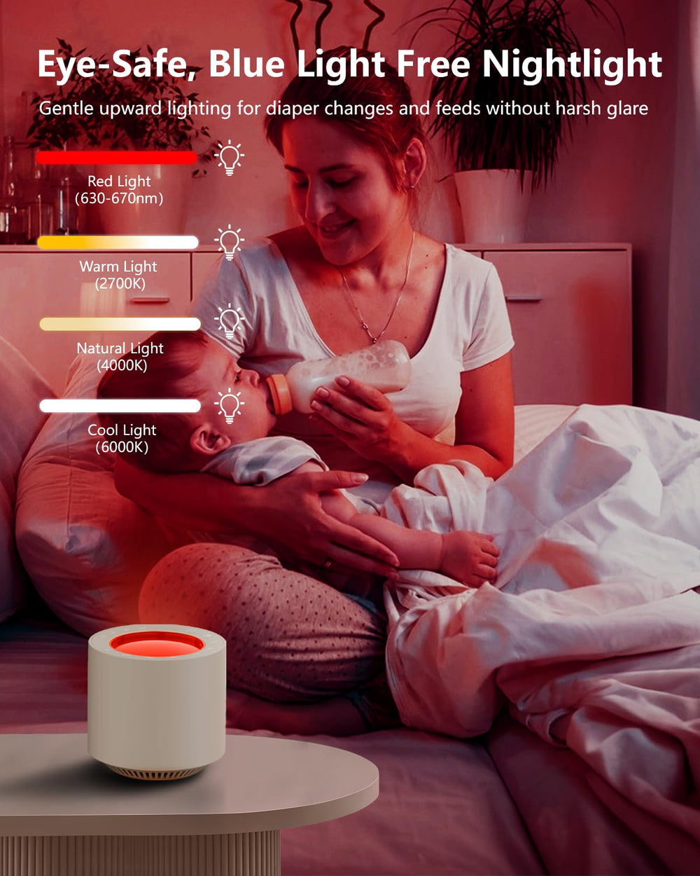 PureNurt all-in-one nursery sleep solution in a modern crib setup.