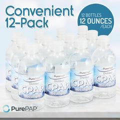 PurePAP distilled water travel-friendly bottle for easy on-the-go use