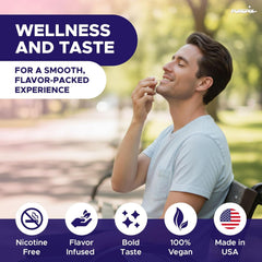 PurePix QuitPix juicy-peach toothpick offering a refreshing, calorie-free alternative