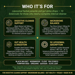 PURETREX Wormwood ingredient panel—herbal note for everyday digestive comfort.