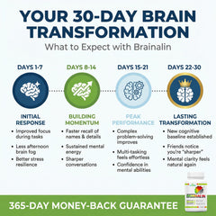 Puridian Brainalin capsules in hand for daily use during focused work.