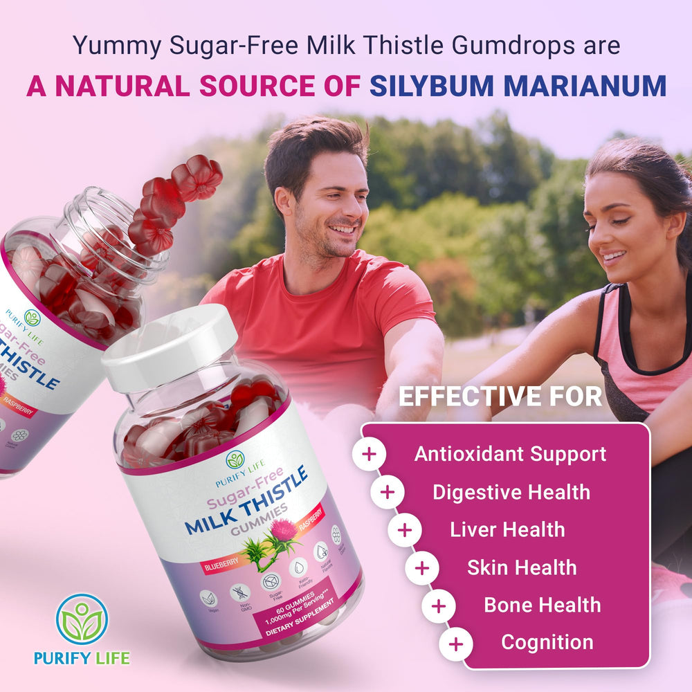 Purify Life vegan gummies label emphasizes gelatin-free ingredients for a compassionate, plant-based option