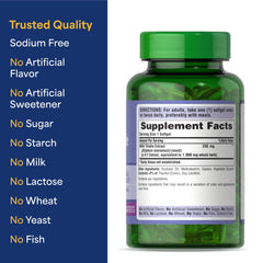 Puritan's Pride milk thistle two-pack box showing extended supply