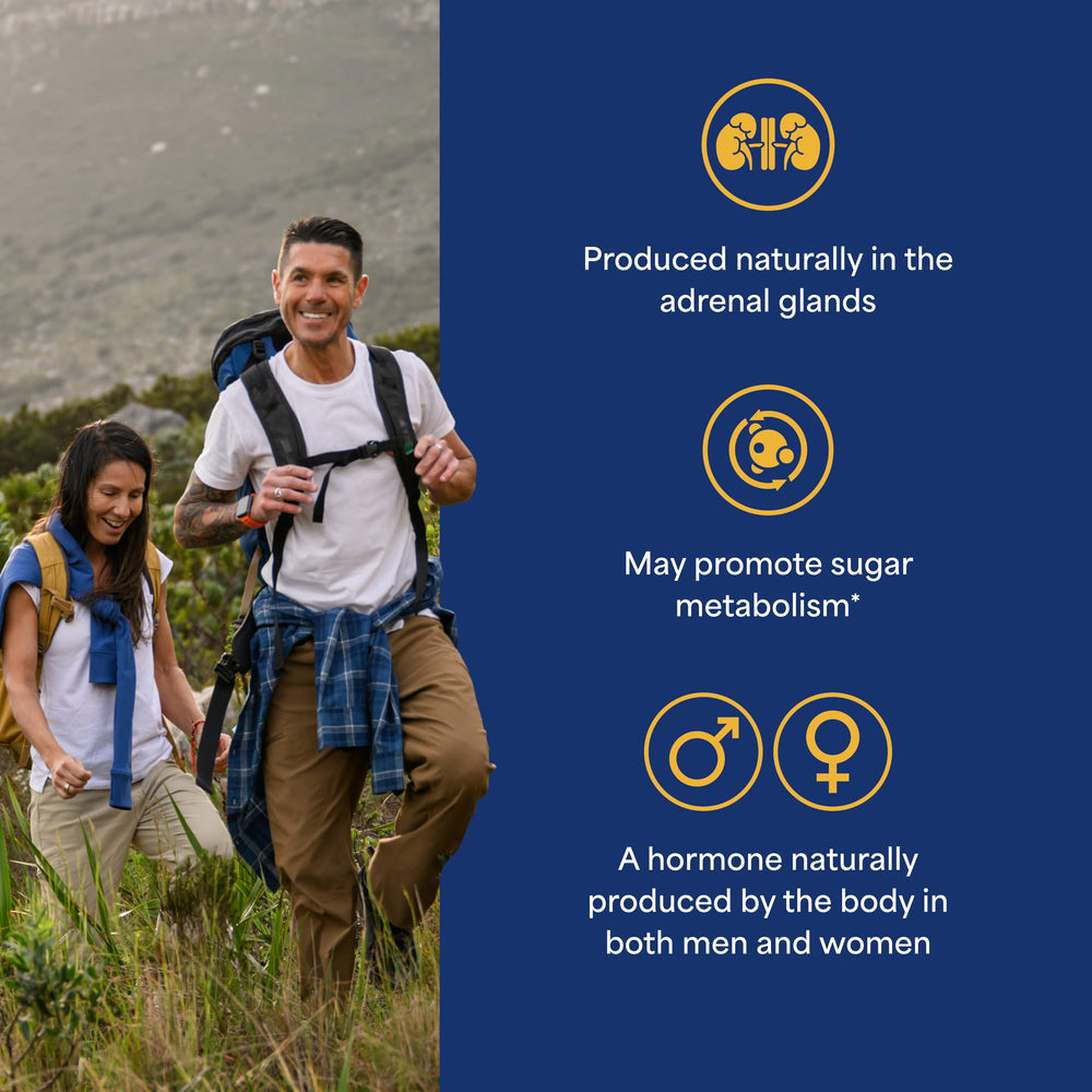 Puritan's Pride Youth Guard DHEA tablets close-up for daily use.