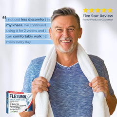 Purity Products Flexuron krill oil image highlighting omega-3 support.