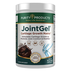 Purity Products JointGel canister front showing daily joint support formula