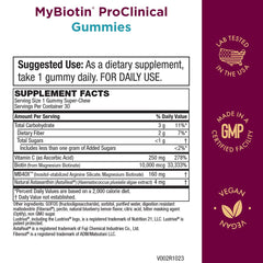 Purity Products MyBiotin ProClinical Gummies blueberry lemonade flavor image for routine