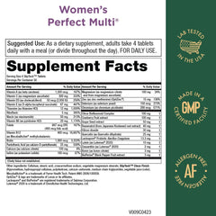 Purity Products Women's Perfect Multi capsules with smooth coating for easy swallowing.