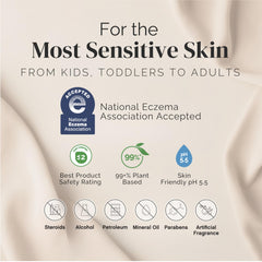 Puriya 5-in-1 eczema cream provides hydration for body skin