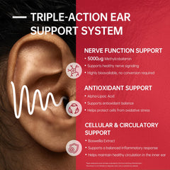 purmeo Tinnitus Relief ingredients reveal methylcobalamin and alpha-lipoic acid