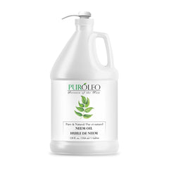 Puroleo Neem Oil bottle showing pure, multipurpose skincare use
