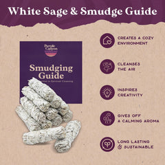 Purple Canyon bundle burning for a gentle energy-clearing ritual.