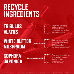 Purus Labs Recycle outer packaging showing box design and product information.
