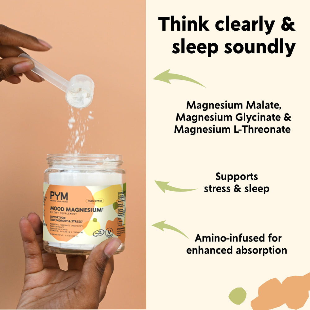 PYM Mood Magnesium measuring spoon for easy portion control