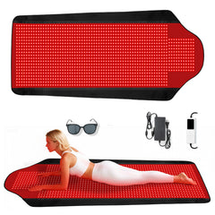 PZJDSR 1444-LED full-body mat with dense LEDs for targeted therapy.
