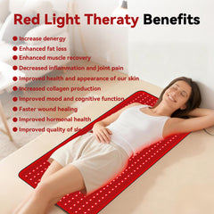 PZJDSR mat combines 660nm red and 850nm near-infrared light for targeted warmth and comfort.