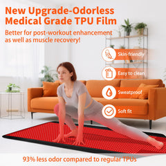 PZJDSR spacious 36x73-inch design allows comfortable full-body sessions.