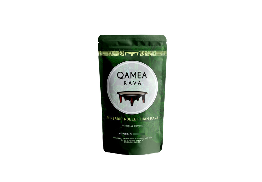Qamea Kava noble root powder bag for calm evenings and rituals