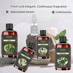 Qiapu essential oil fragrance freshens rooms during daily routines.