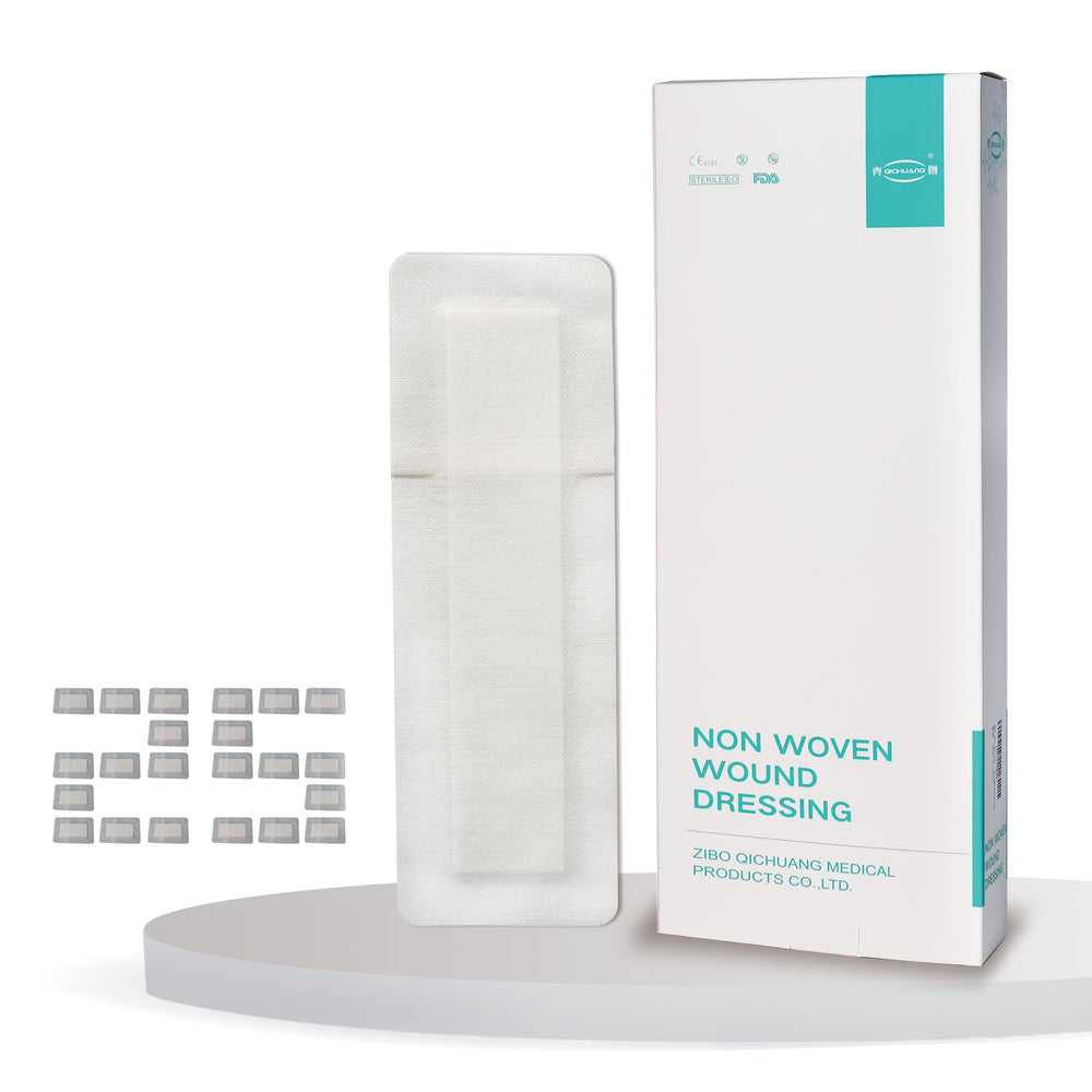 QICHUANG 4x14 inches extra-large sterile island dressing with secure adhesive for wounds