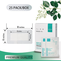 QICHUANG sterile adhesive bandage closeup highlighting absorbency and secure adhesion