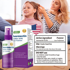 QIFEISHANKA Ivermectin Lotion after-use hair feels refreshed.