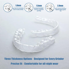 Qiivosm custom-fit guard with 1.5mm thickness for extra protection.