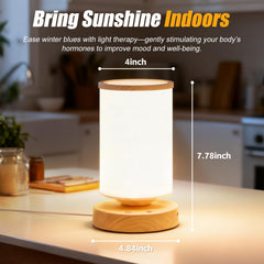Qiuxunies lamp is ideal for desk or bedside lighting and gifting