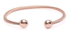 QRAY Rose Gold Deluxe oval terminals emphasize comfort and easy removal