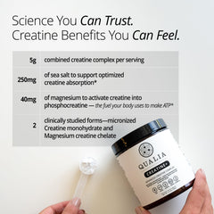 Qualia Creatine Brain-Energy-Resilience hints at mental clarity under stress.
