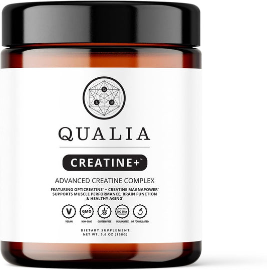 Qualia Creatine Opt dissolves easily for quick mixability and rapid uptake.