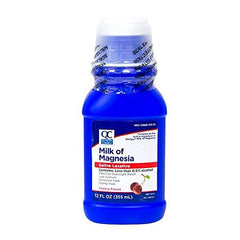 Quality Choice Milk of Magnesia cherry 12oz bottle for home use