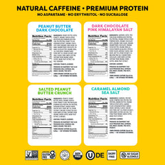 Quantum Energy Square bar close-up highlighting dense texture and natural ingredients.