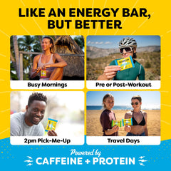 Quantum Energy Square in hand, ideal mid-day energy boost.