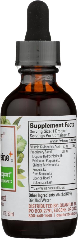 Quantum Lysine Plus being mixed into water or juice for easy use