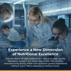 Quantum Nutrition daily dosing graphic showing three capsules per day.