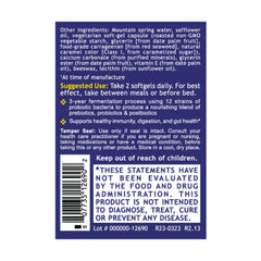 Quantum Nutrition Probiotic Support blend features 13 strains and postbiotics for gut ecology.