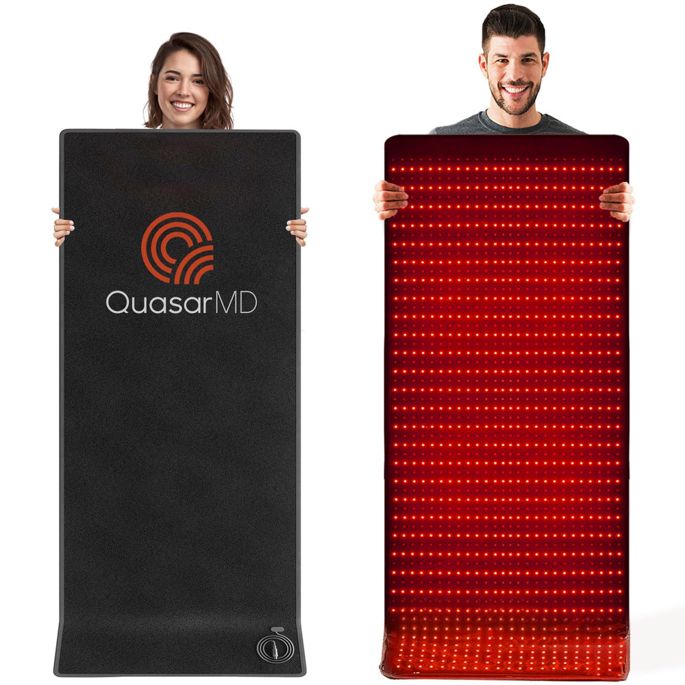 QuasarMD infrared mat full view for whole-body wellness sessions.