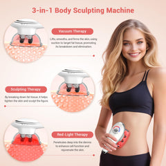 Queleay body sculpting machine large suction cup for thighs and back treatment